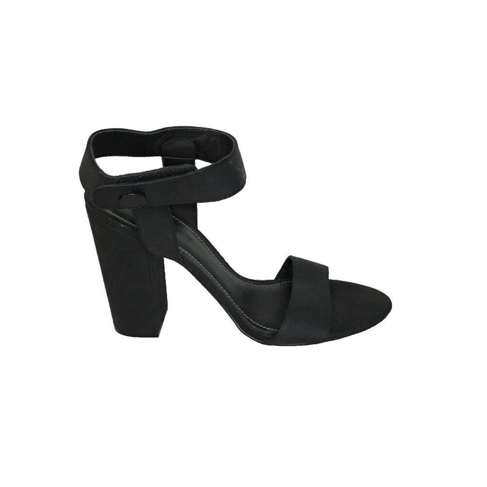 Kendall & Kylie Ankle Strap Sandals Sz. 8.5 Black Open toe Sandals Trendy  Chic
